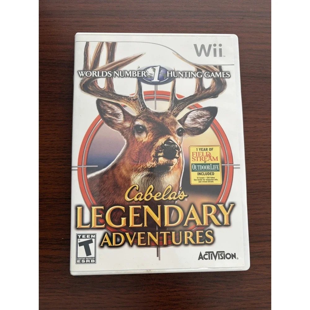 Cabela's Legendary Adventures - Nintendo  Wii Game Video Game CIB